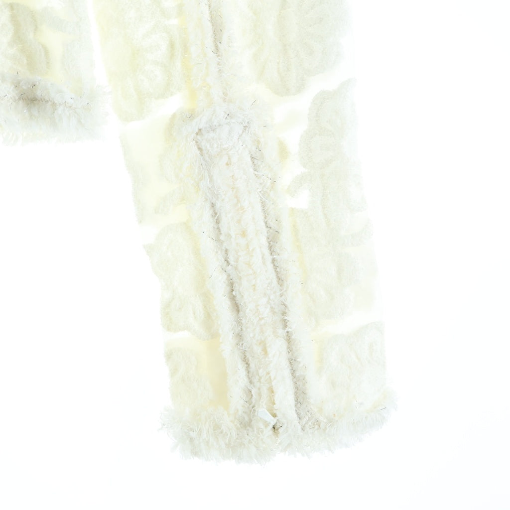 CHANEL(シャネル) シースルーパイル地ライダースジャケット ホワイト P34725V23580 レディース