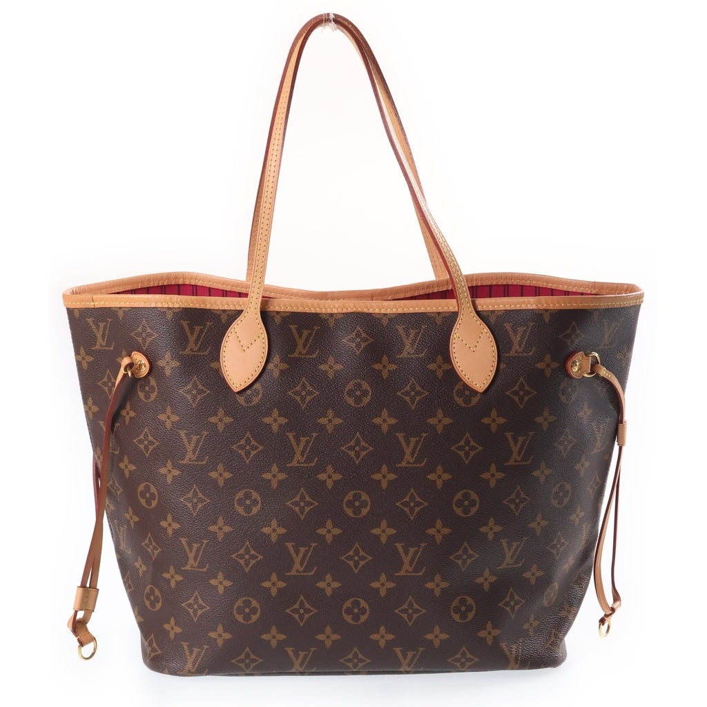 LOUIS VUITTON(ルイヴィトン) モノグラム ネヴァーフル MM PVC レザー トートバッグ ブラウン M41178 RFID レディース