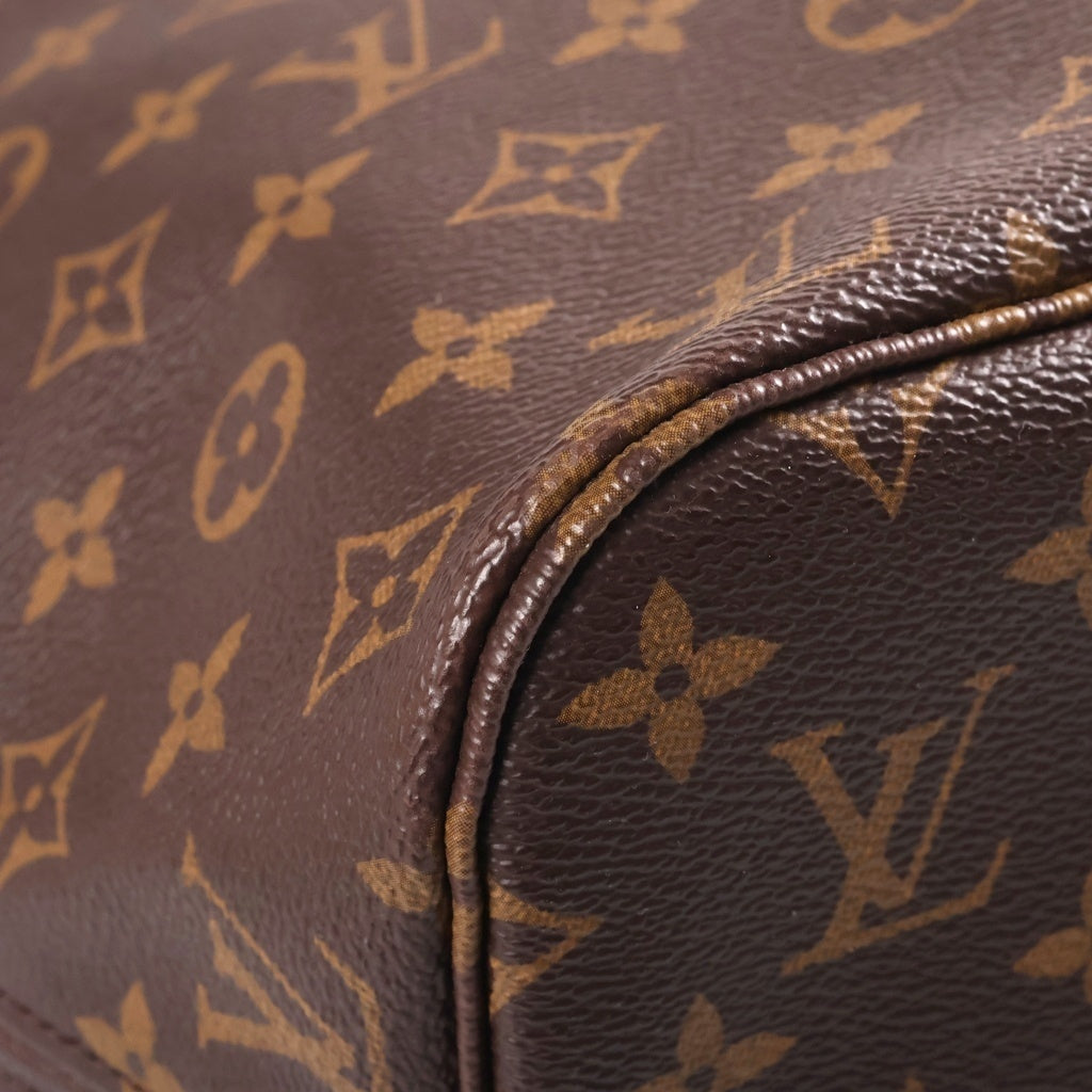 LOUIS VUITTON(ルイヴィトン) モノグラム ネヴァーフル MM PVC レザー トートバッグ ブラウン M41178 RFID レディース