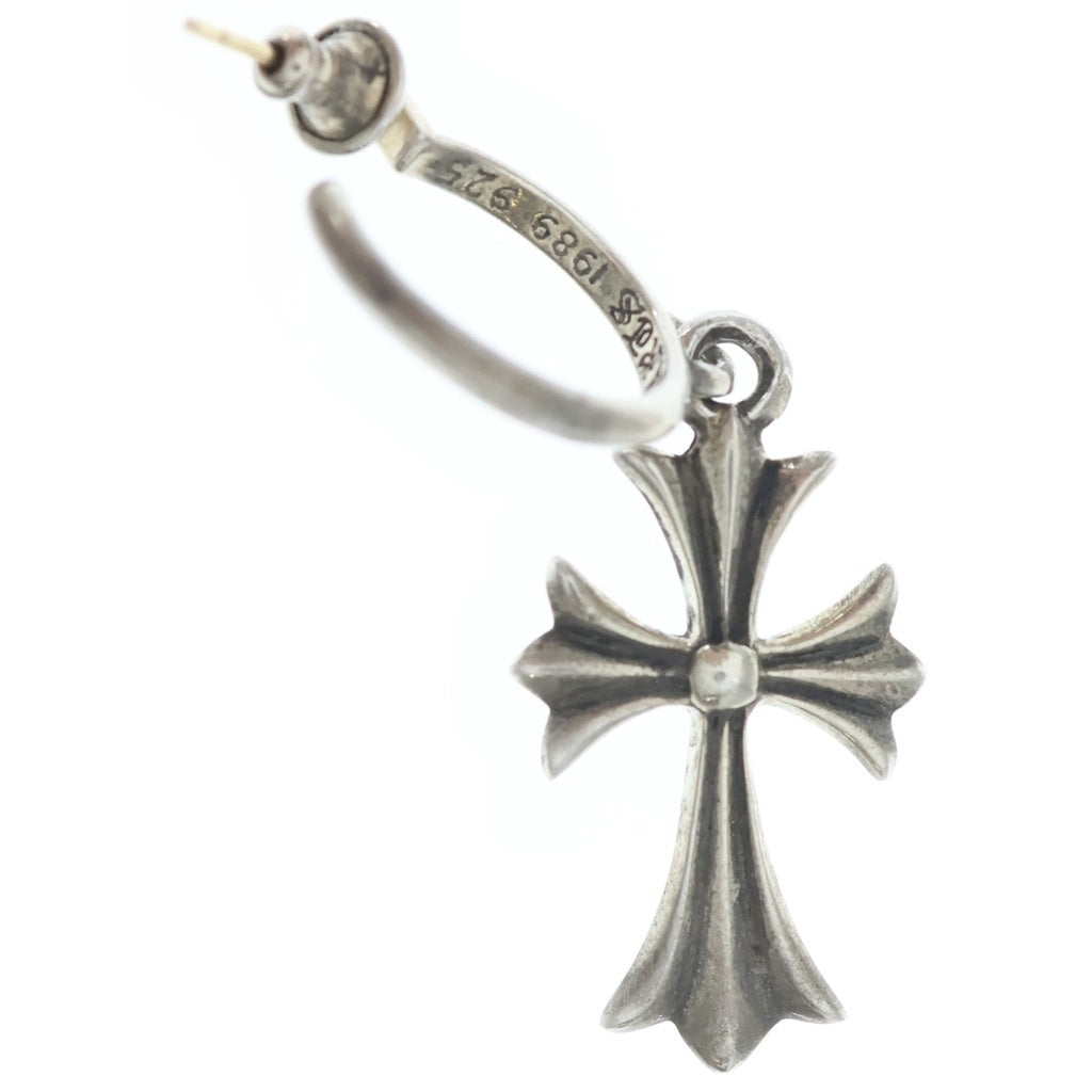 CHROME HEARTS(クロムハーツ) TINY CH CROSS タイニーCHクロス フープピアス シルバー BCA115