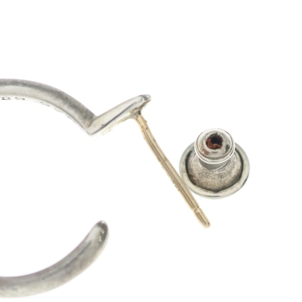 CHROME HEARTS(クロムハーツ) TINY CH CROSS タイニーCHクロス フープピアス シルバー BCA115