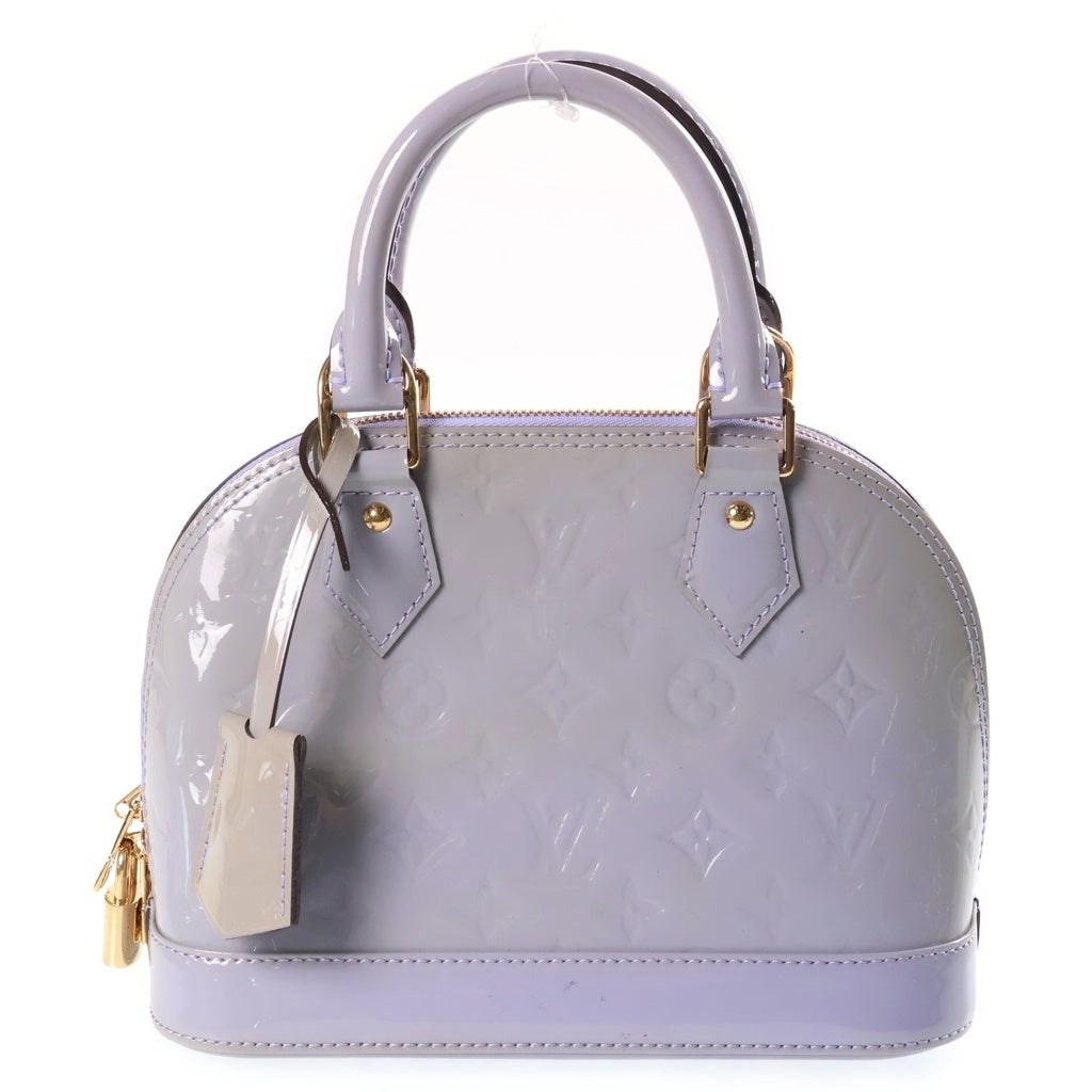 LOUIS VUITTON(ルイヴィトン) アルマBB モノグラム ヴェルニ ハンド ショルダーバッグ パープル M90103 レディース