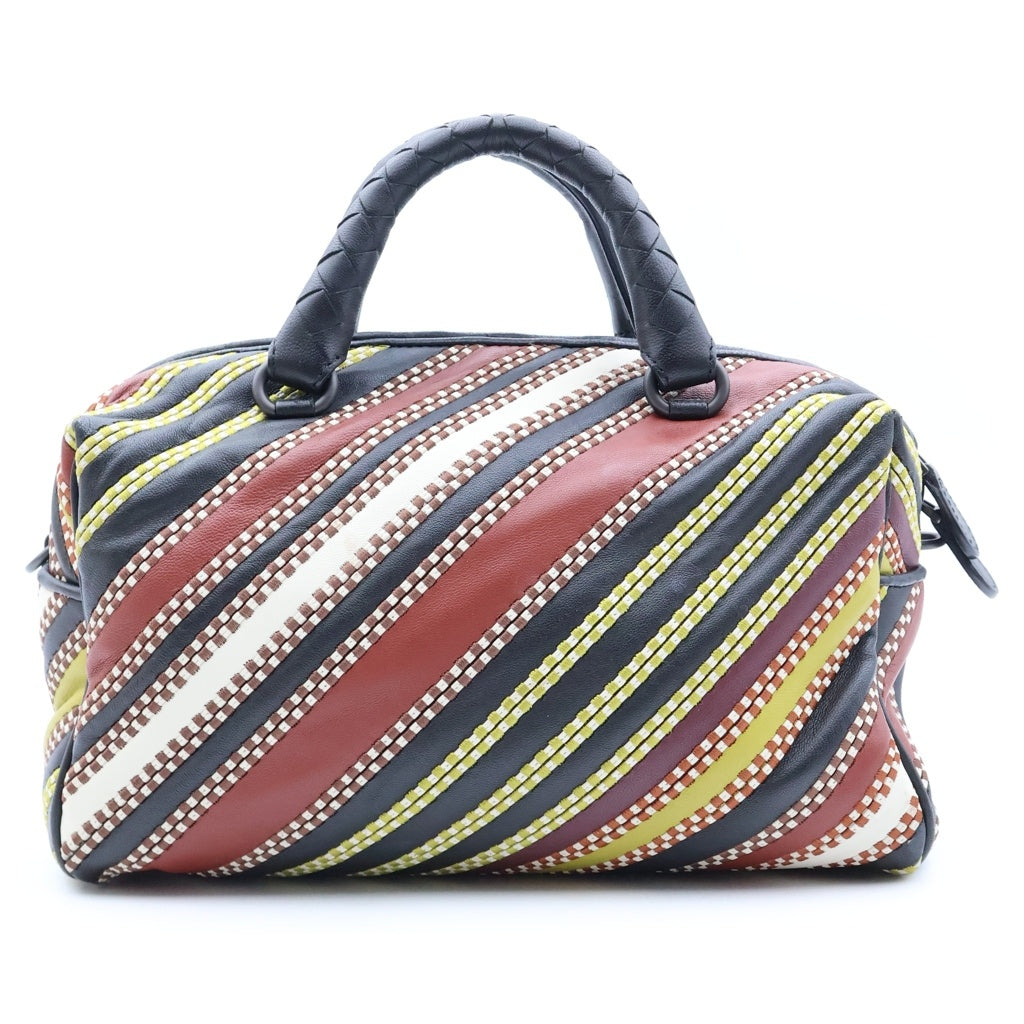 BOTTEGA VENETA(ボッテガヴェネタ) ミニボストンバッグ ハンドバッグ マルチカラー レザー レディース