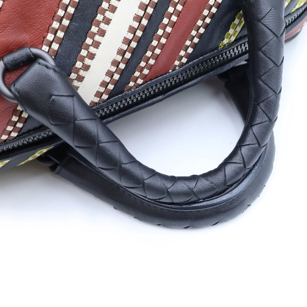 BOTTEGA VENETA(ボッテガヴェネタ) ミニボストンバッグ ハンドバッグ マルチカラー レザー レディース