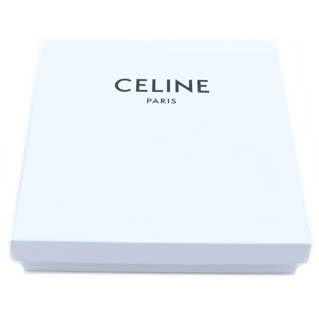 CELINE(セリーヌ) トリオンフ コインパース キーリング付き キーケース ブラック/ブラウン レディース