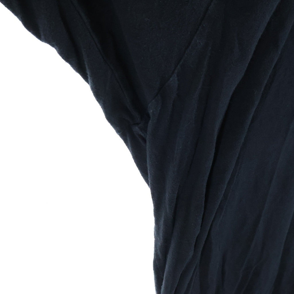 Yohji Yamamoto POUR HOMME(ヨウジヤマモト プールオム) サイドプリント 長袖シャツ カットソー ブラック HW-T09-071