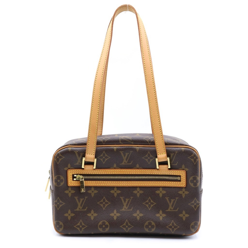 LOUIS VUITTON(ルイヴィトン) モノグラム シテMM ハンドバッグ ブラウン PVCレザー M51182 レディース