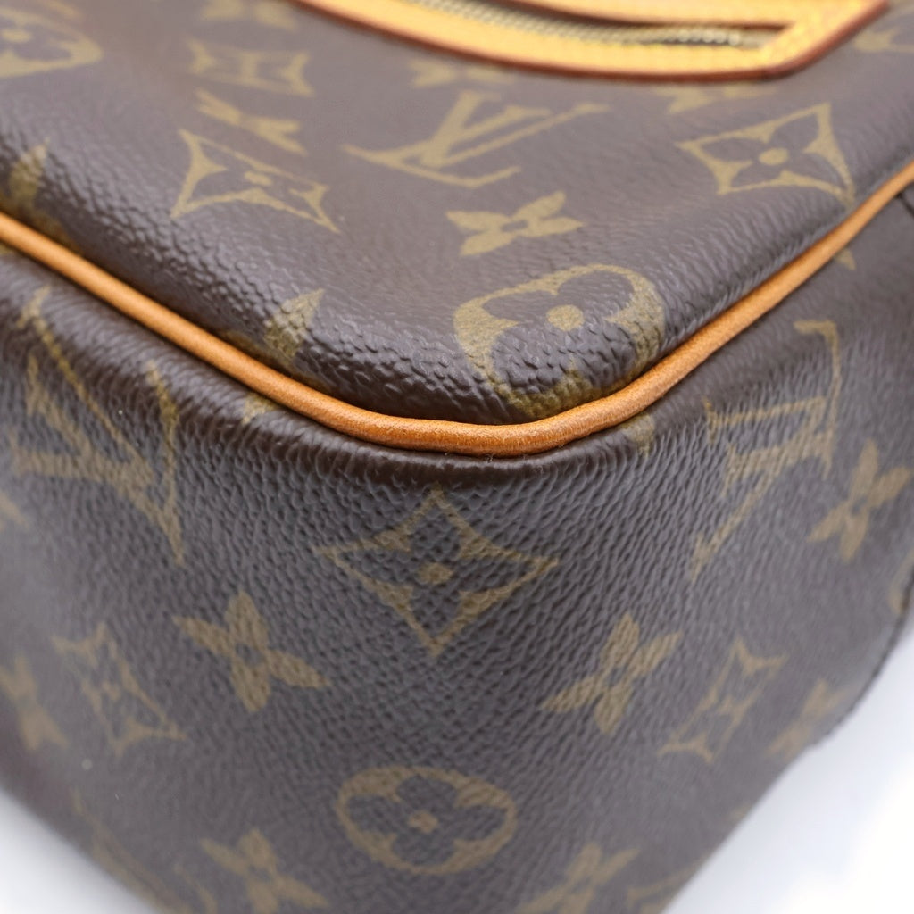 LOUIS VUITTON(ルイヴィトン) モノグラム シテMM ハンドバッグ ブラウン PVCレザー M51182 レディース