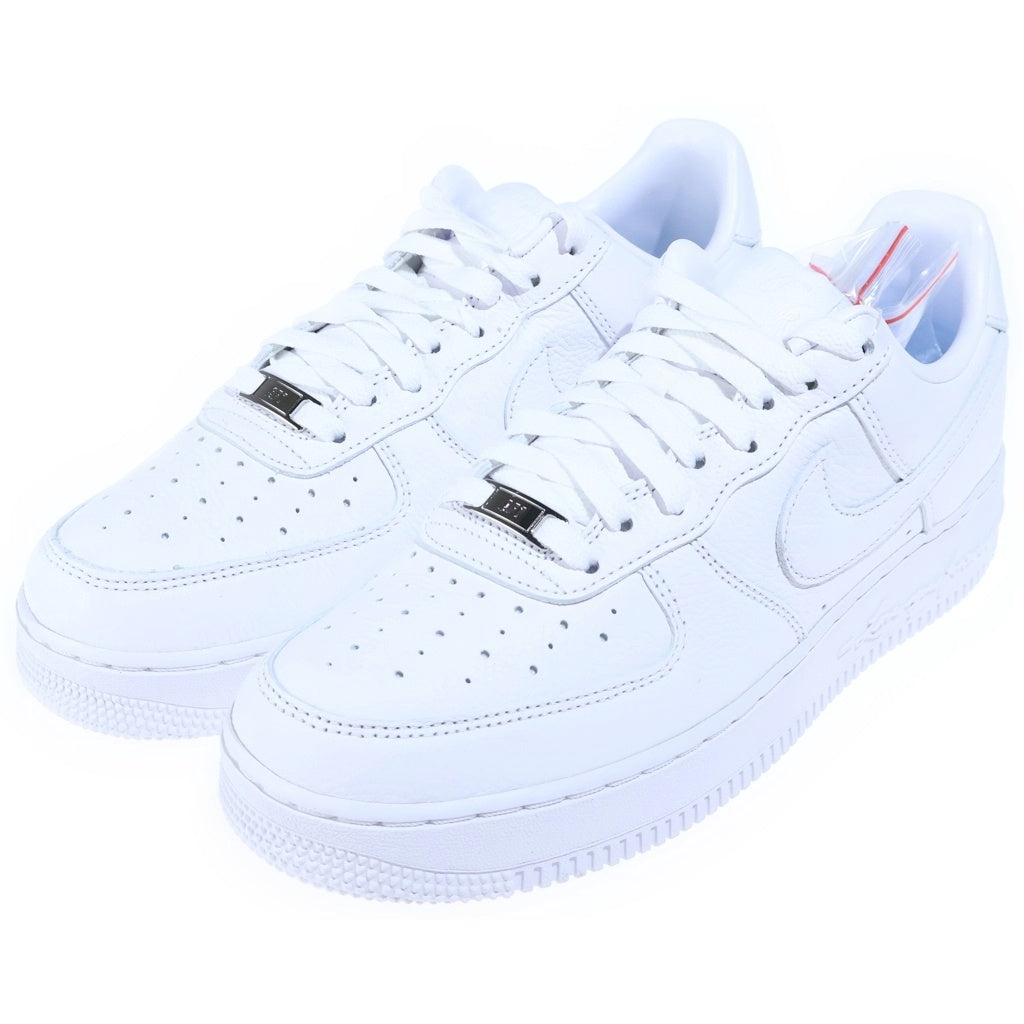 NIKE(ナイキ) ×DRAKE NOCTA AIR FORCE 1 LOW LOVE YOU FORVER WHITE CZ8065-100 ドレイクノクタ エアフォース1 ローカットスニーカー ホワイト US9.5/27.5cm