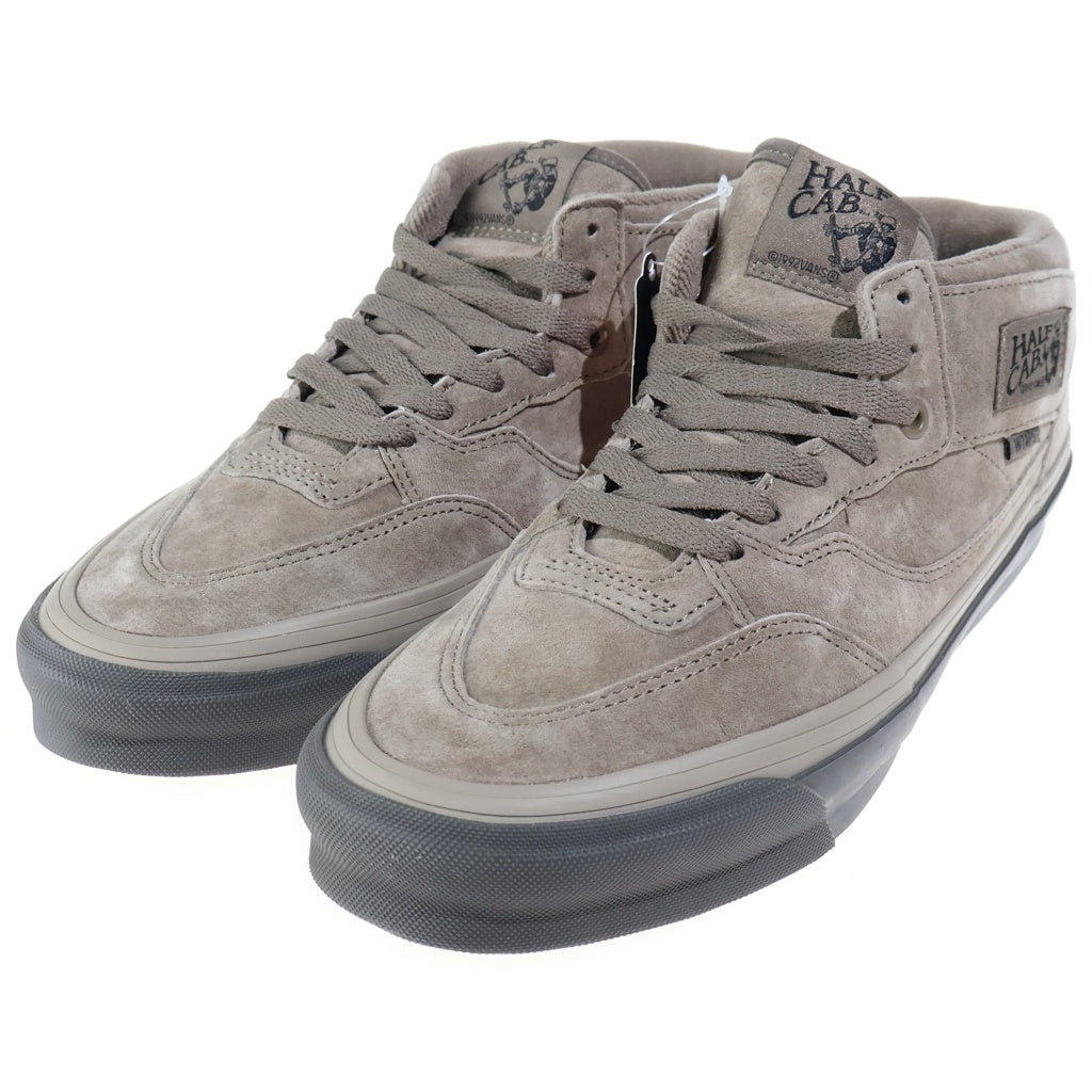 VANS(ヴァンズ) ×WTAPS OG HARF CAB LX VN-HO22-FTW01 ダブルタップス ハーフキャブ ミッドカット スニーカー ブラウン US9.5/27.5cm