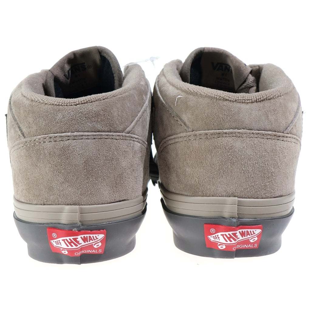 VANS(ヴァンズ) ×WTAPS OG HARF CAB LX VN-HO22-FTW01 ダブルタップス ハーフキャブ ミッドカット スニーカー ブラウン US9.5/27.5cm