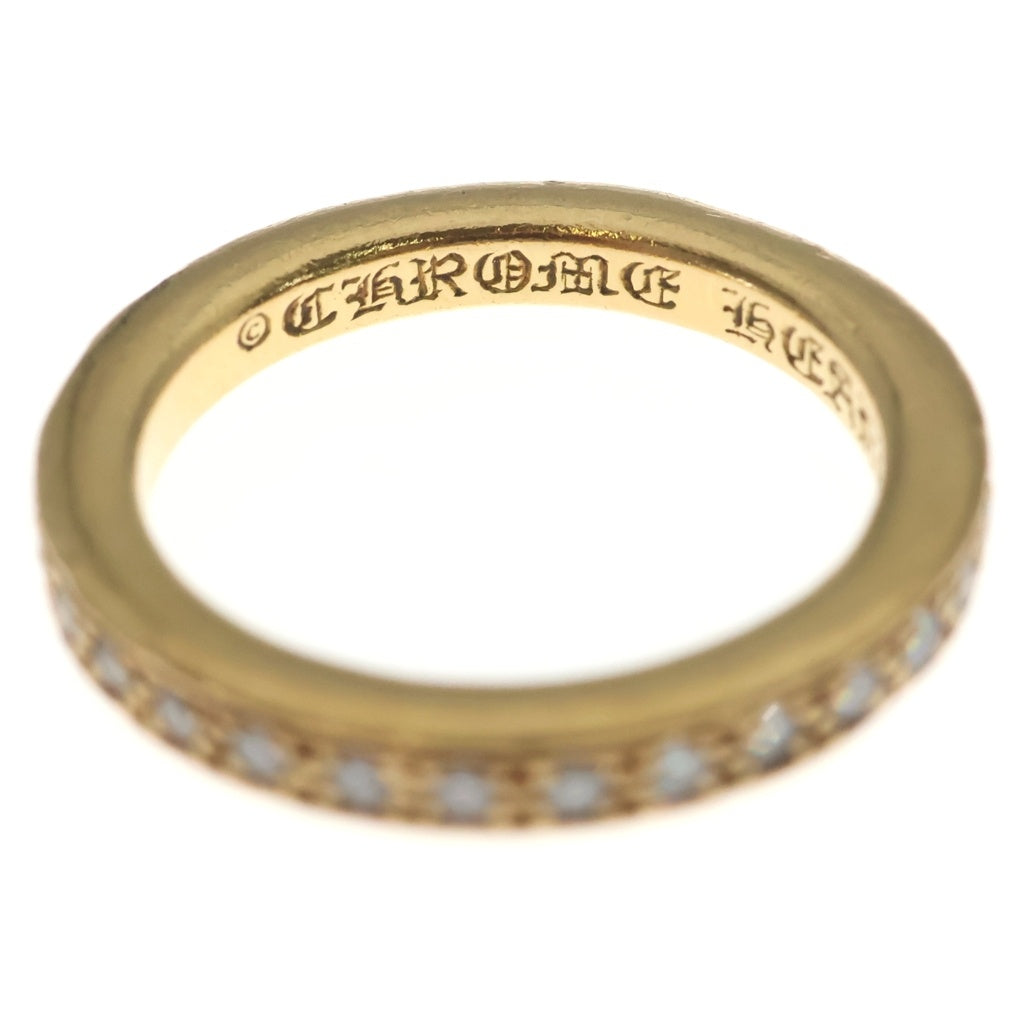 CHROME HEARTS(クロムハーツ) 22K NTFL PAVE DIA ノット トゥルー ファッキン ラブ アフターPAVEダイヤ リング ゴールド