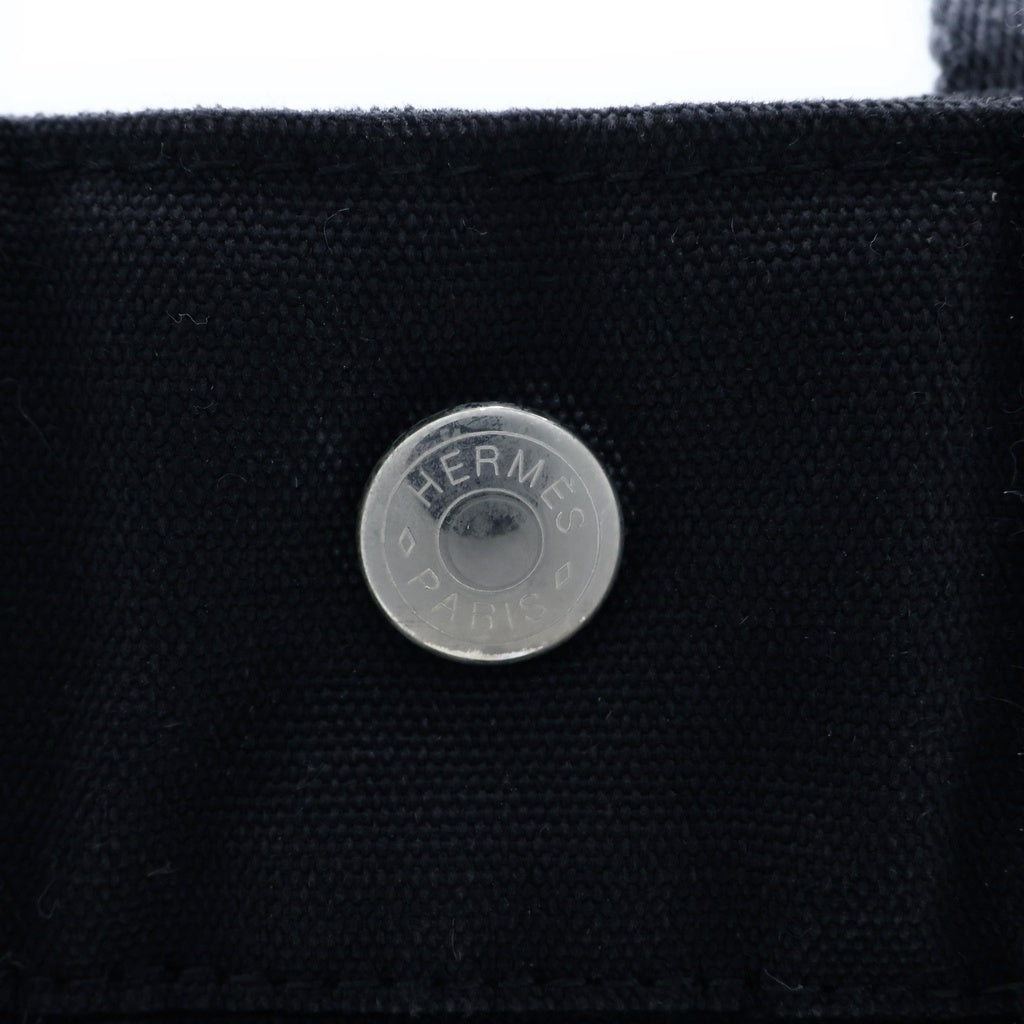 HERMES(エルメス) フールトゥ PM キャンバス トート ハンドバッグ ブラック