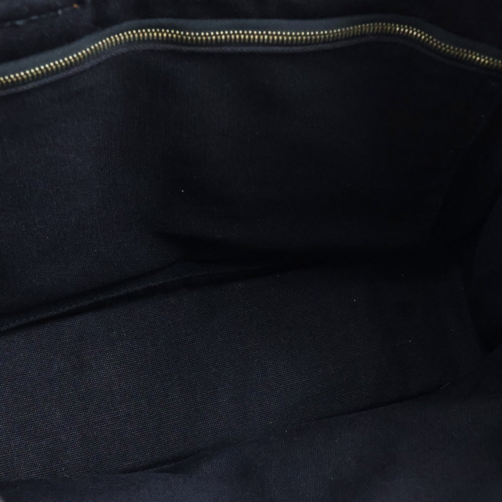 HERMES(エルメス) フールトゥ PM キャンバス トート ハンドバッグ ブラック
