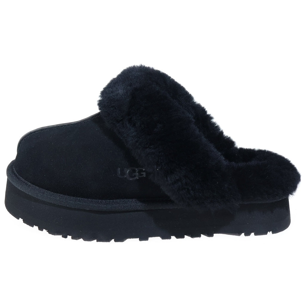 UGG(アグ) DISQUETTE ディスケット サンダル スリッポン 厚底 ムートン ブラック 1122550 レディース