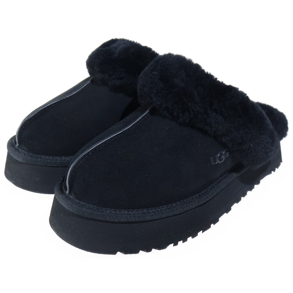 UGG(アグ) DISQUETTE ディスケット サンダル スリッポン 厚底 ムートン ブラック 1122550 レディース