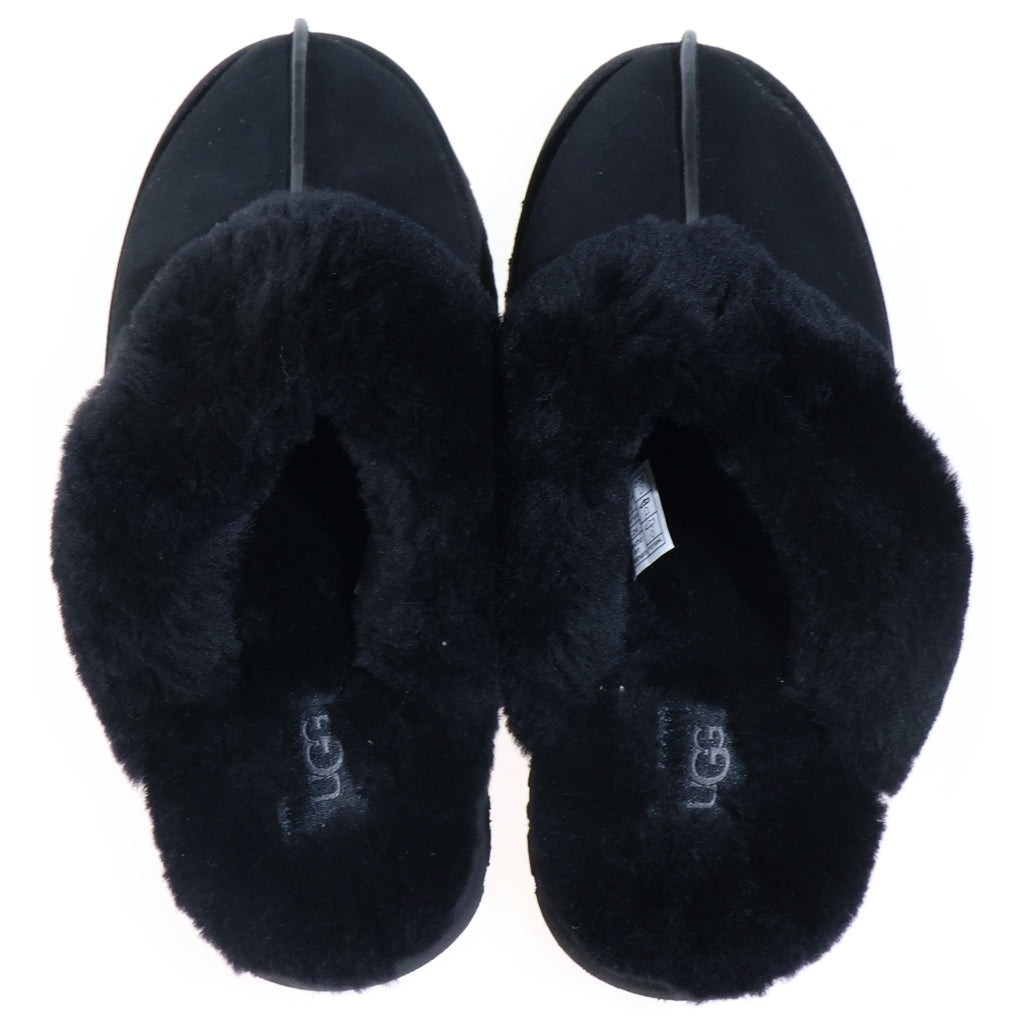 UGG(アグ) DISQUETTE ディスケット サンダル スリッポン 厚底 ムートン ブラック 1122550 レディース