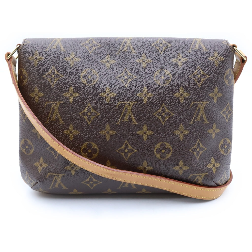 LOUIS VUITTON(ルイヴィトン) モノグラム ミュゼットタンゴ ショルダーバッグ ブラウン PVCレザー M51257 レディース