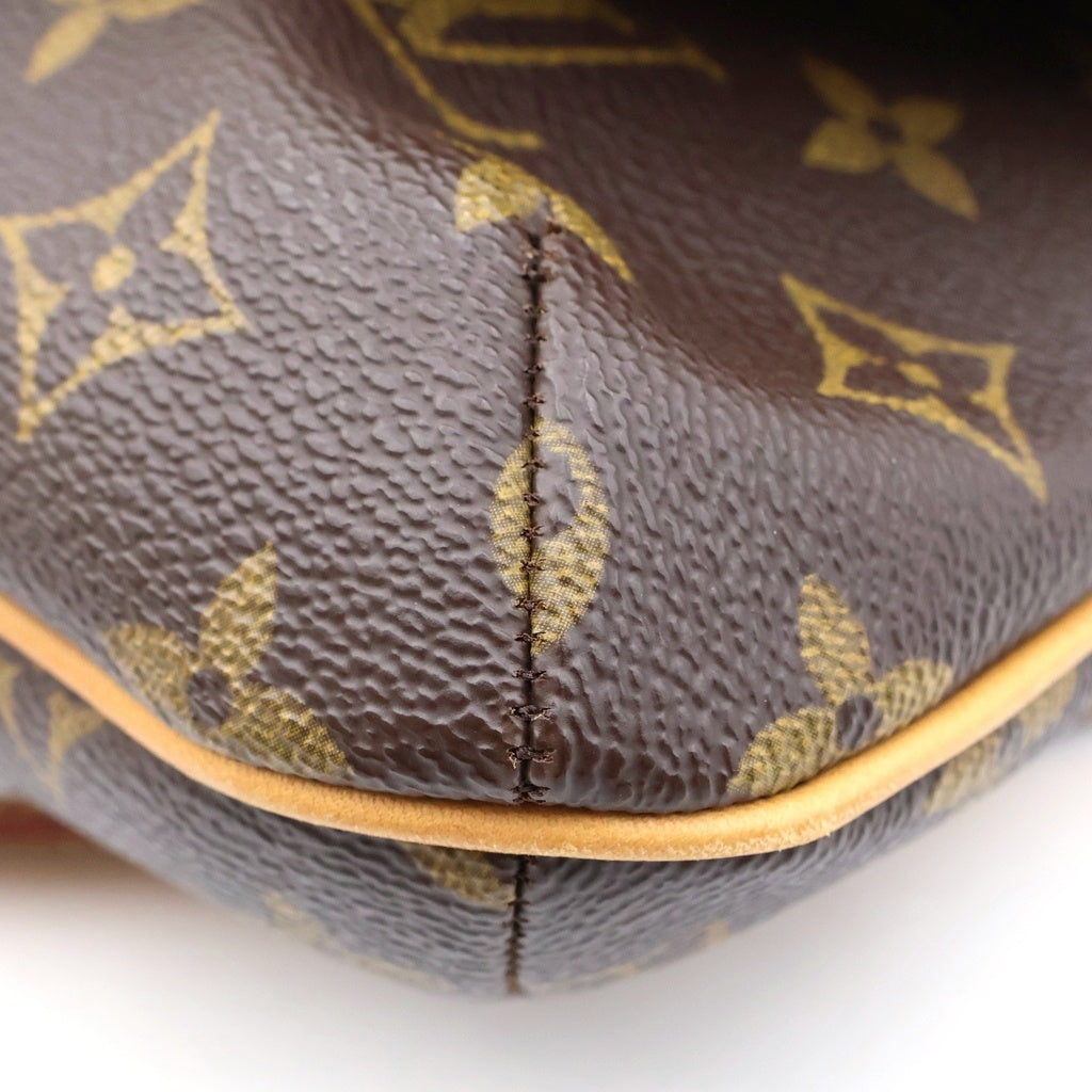 LOUIS VUITTON(ルイヴィトン) モノグラム ミュゼットタンゴ ショルダーバッグ ブラウン PVCレザー M51257 レディース