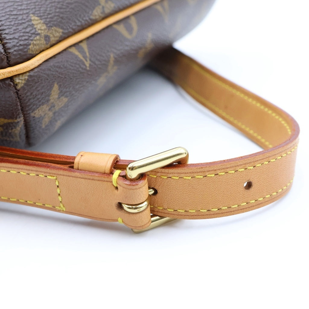 LOUIS VUITTON(ルイヴィトン) モノグラム ミュゼットタンゴ ショルダーバッグ ブラウン PVCレザー M51257 レディース