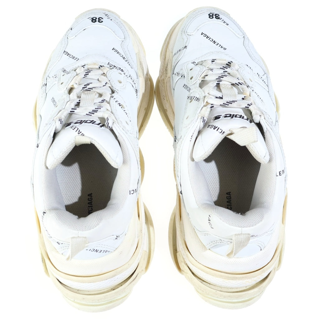 BALENCIAGA(バレンシアガ) TRIPLE S トリプルS ダッド ローカットスニーカー ホワイト レディース 524039