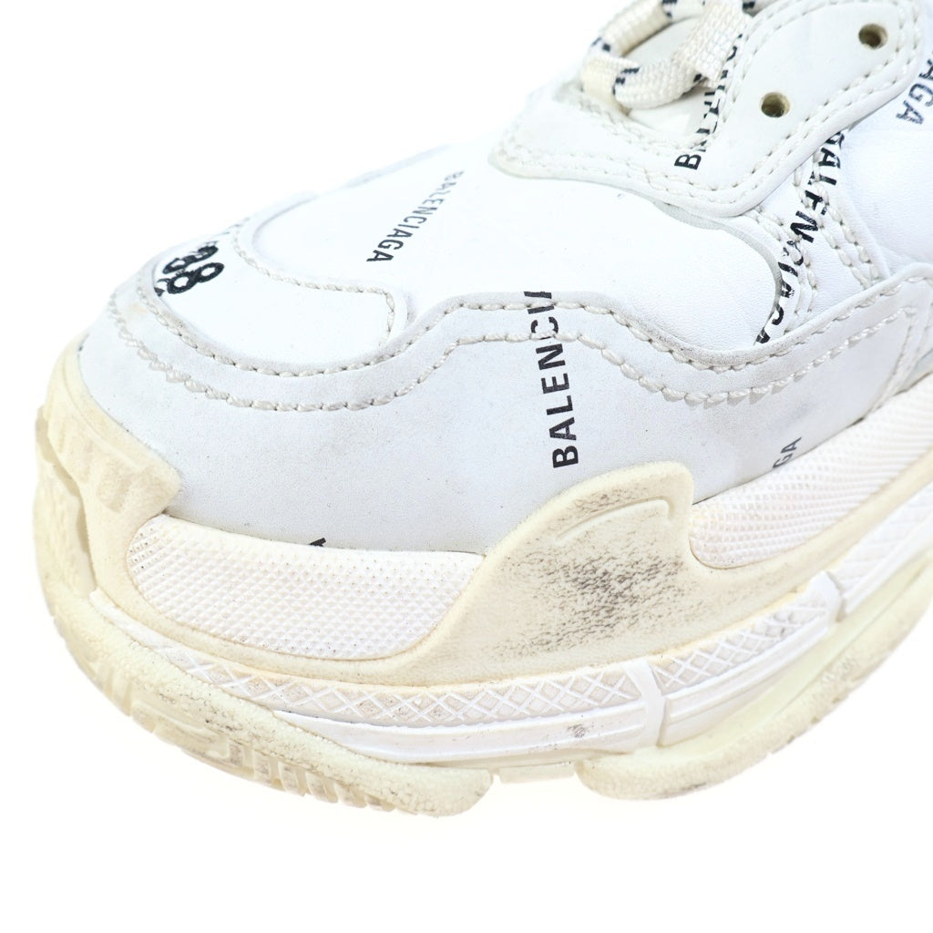 BALENCIAGA(バレンシアガ) TRIPLE S トリプルS ダッド ローカットスニーカー ホワイト レディース 524039