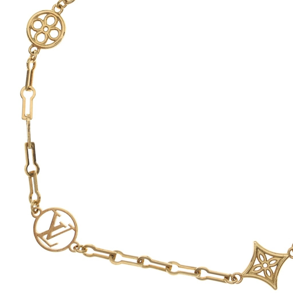 LOUIS VUITTON(ルイヴィトン) COLLIER FOREVER YOUNG コリエ フォーエバー ヤング モノグラムモチーフ チェーンネックレス ゴールド M69622 レディース