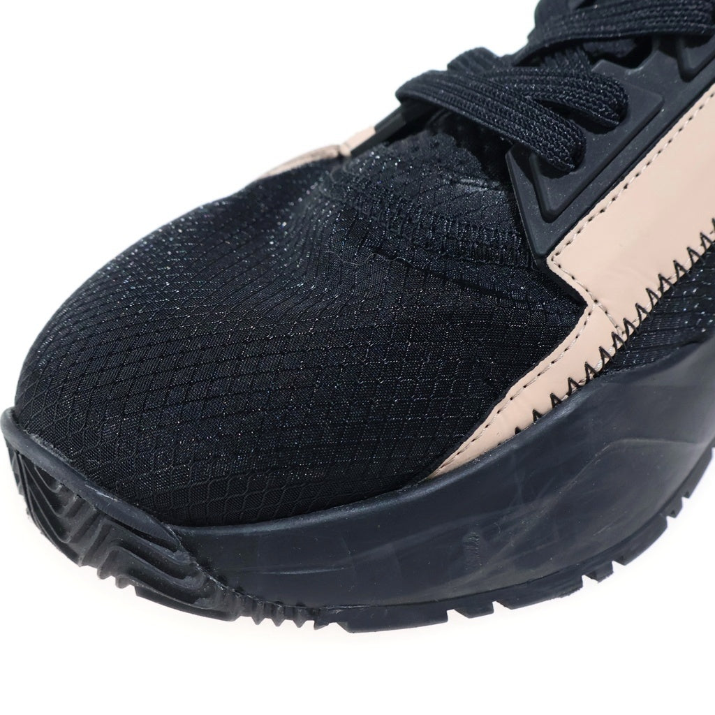 FENDI(フェンディ) FLOW フロー サイドジップ スニーカー スリッポン ローカット ブラック/ピンクベージュ レディース