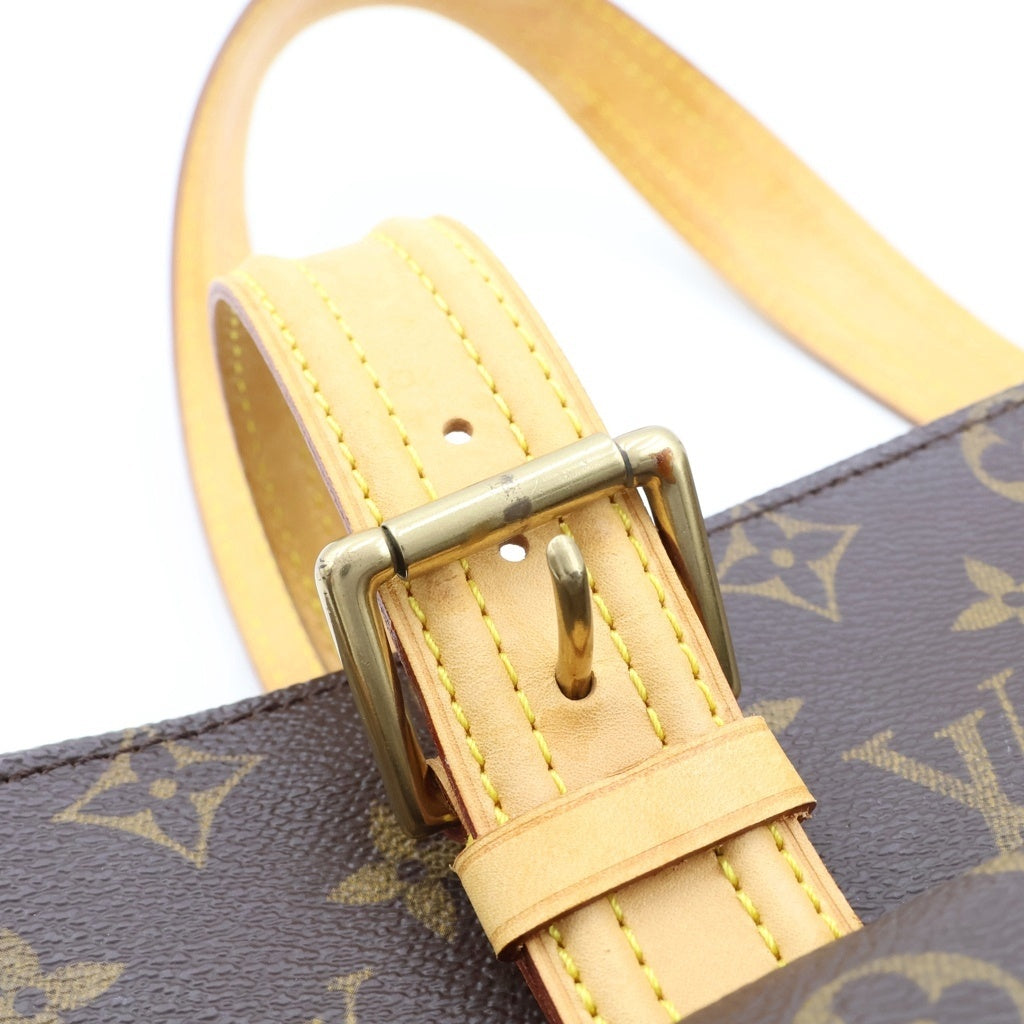 LOUIS VUITTON(ルイヴィトン) モノグラム ミュルティプリシテ ハンドバッグ トートバッグ ブラウン レザー×PVC M51162 ゴールド金具 レディース