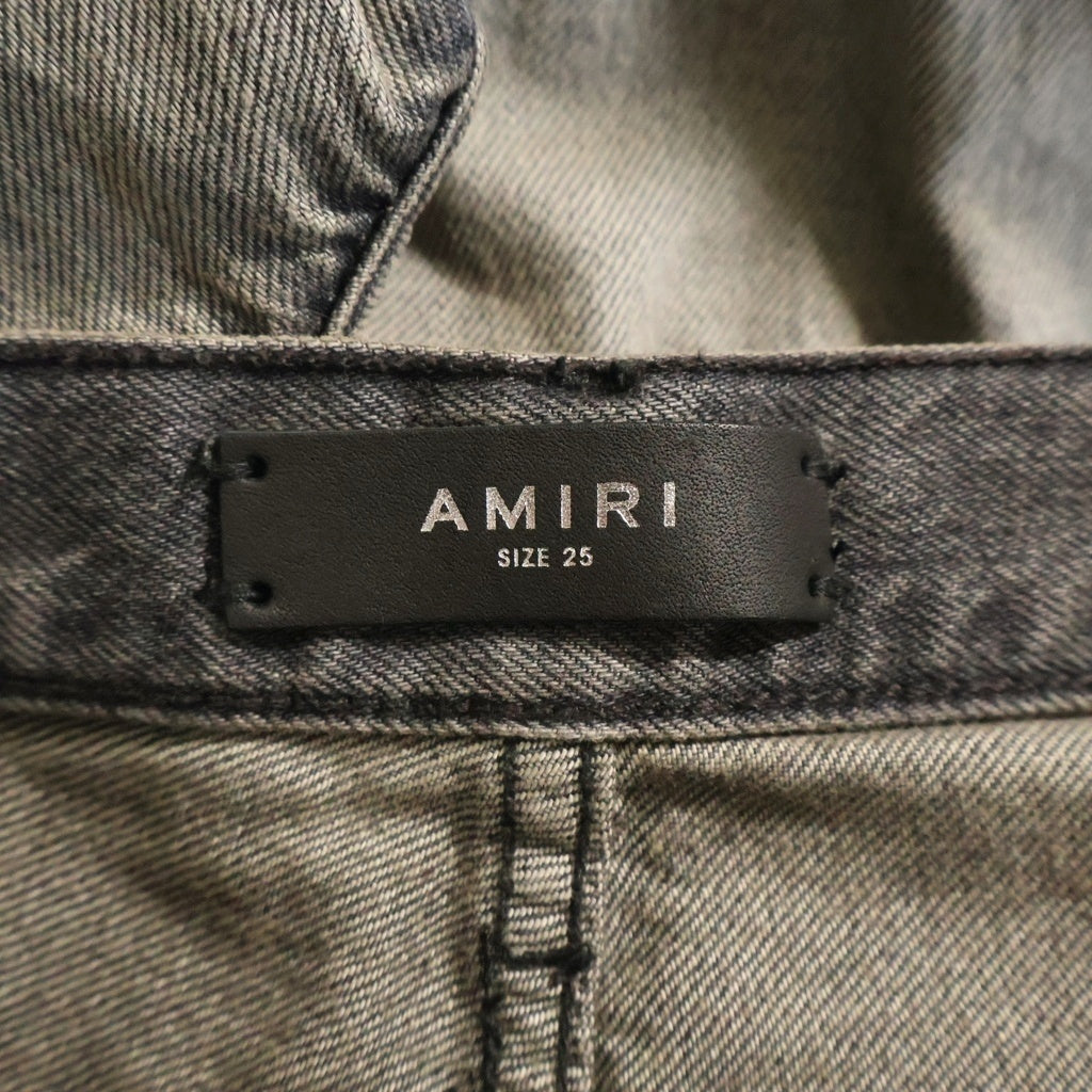 AMIRI(アミリ) デニムパンツ ワイド グレー PF22WDF015