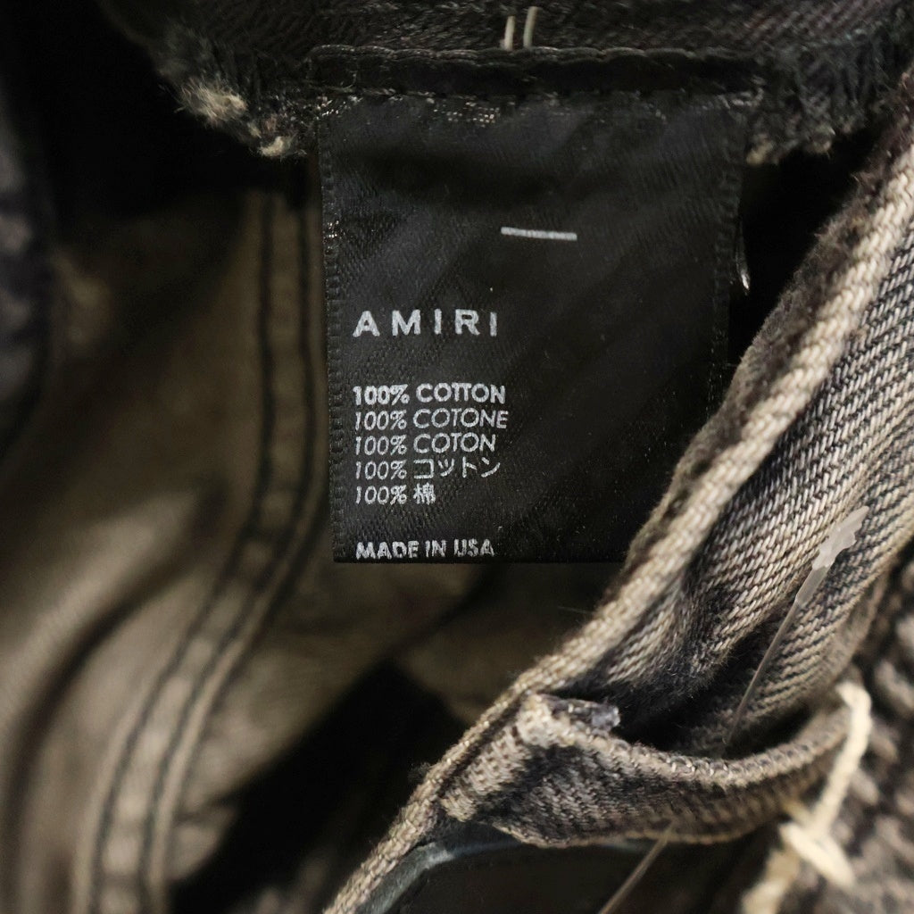 AMIRI(アミリ) デニムパンツ ワイド グレー PF22WDF015
