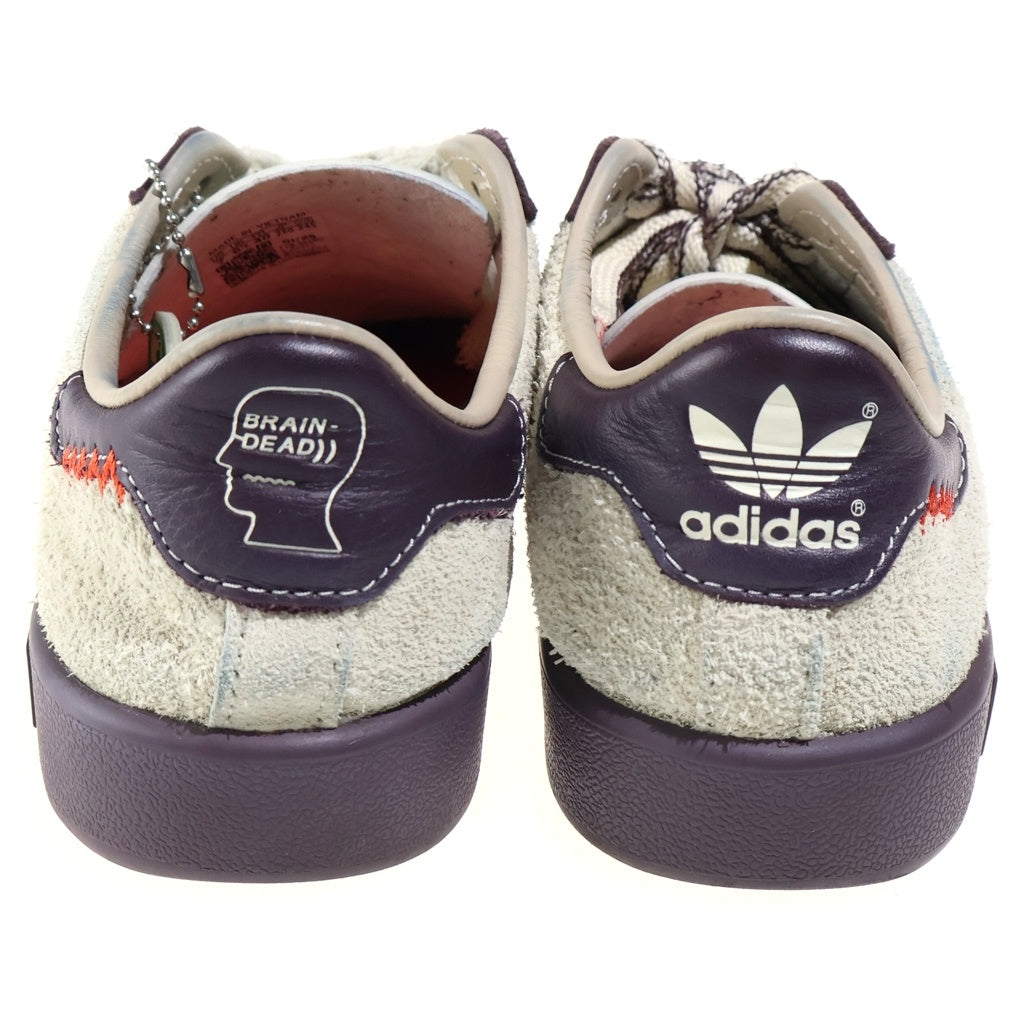 adidas(アディダス) ×BRAIN DEAD Forest Hills ブレインデッド フォレスト ヒルズ ヘアリースエード ローカットスニーカー クリームホワイト JR7943
