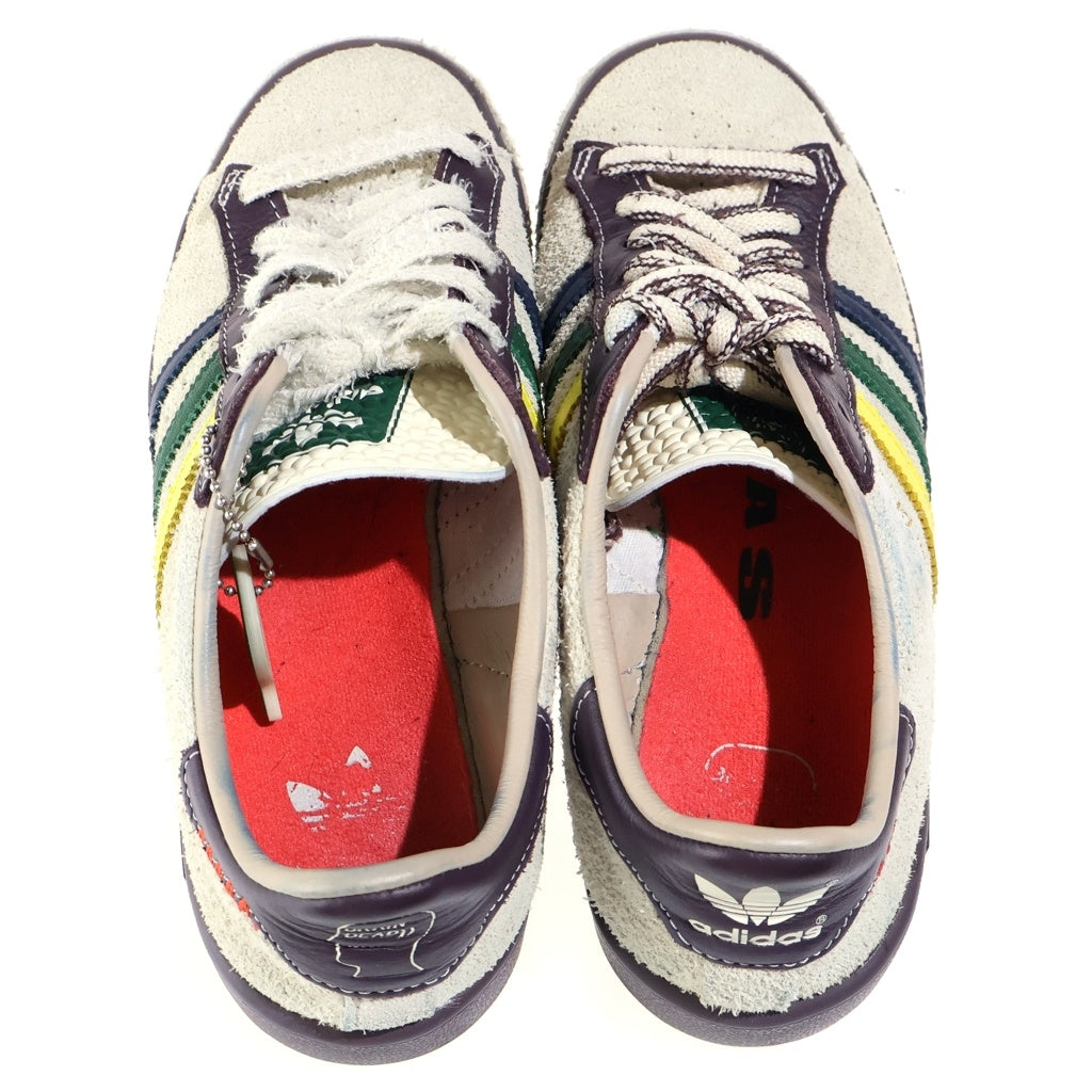 adidas(アディダス) ×BRAIN DEAD Forest Hills ブレインデッド フォレスト ヒルズ ヘアリースエード ローカットスニーカー クリームホワイト JR7943