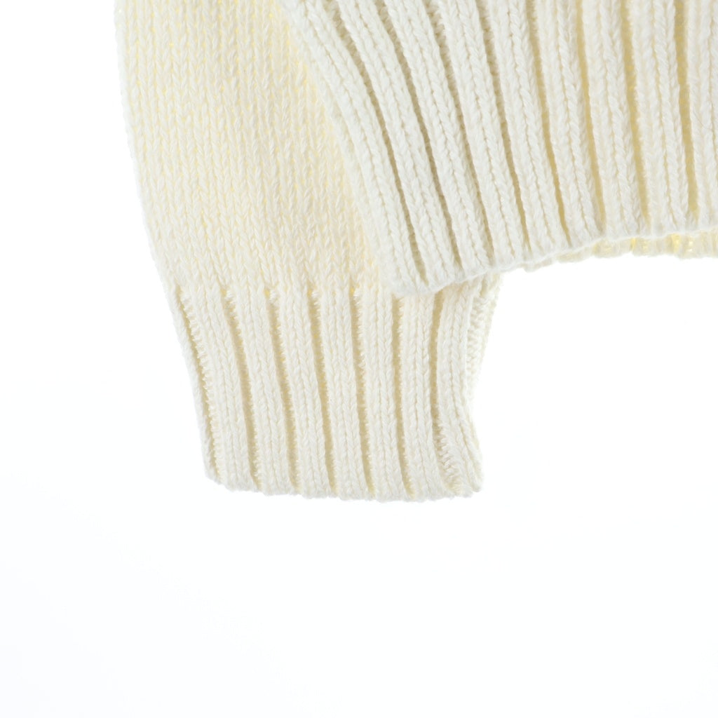 POLO RALPH LAUREN(ポロラルフローレン) Polo ベア フーデッド セーター ニットパーカー フーディー コットン リネン アイボリー WMPOSWENC021303 レディース