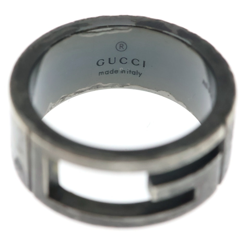 GUCCI(グッチ) ブランデット カットアウト Gリング SV925 シルバー 7.2g レディース