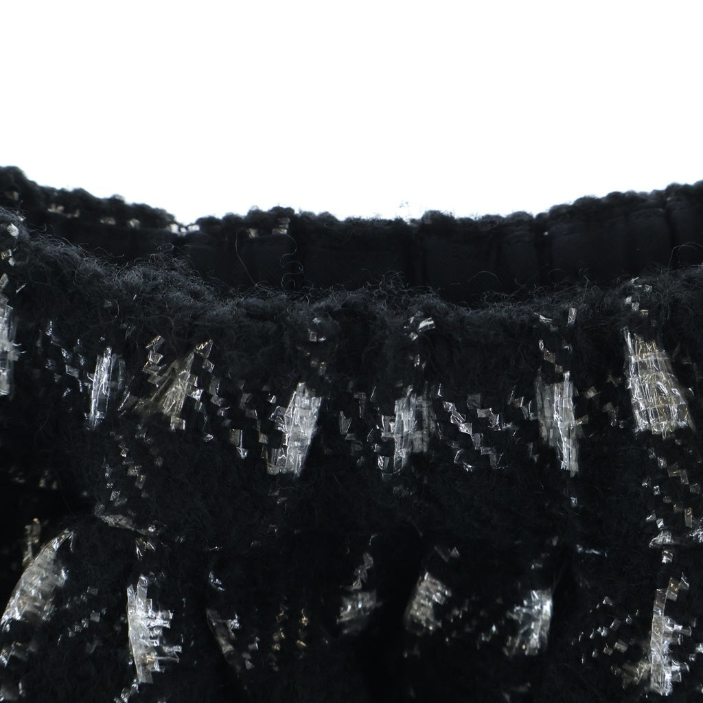 COMME des GARCONS COMME des GARCONS(コムデギャルソンコムデギャルソン) 20SS ブロックチェック ギャザースカート ブラック RF-S015 レディース