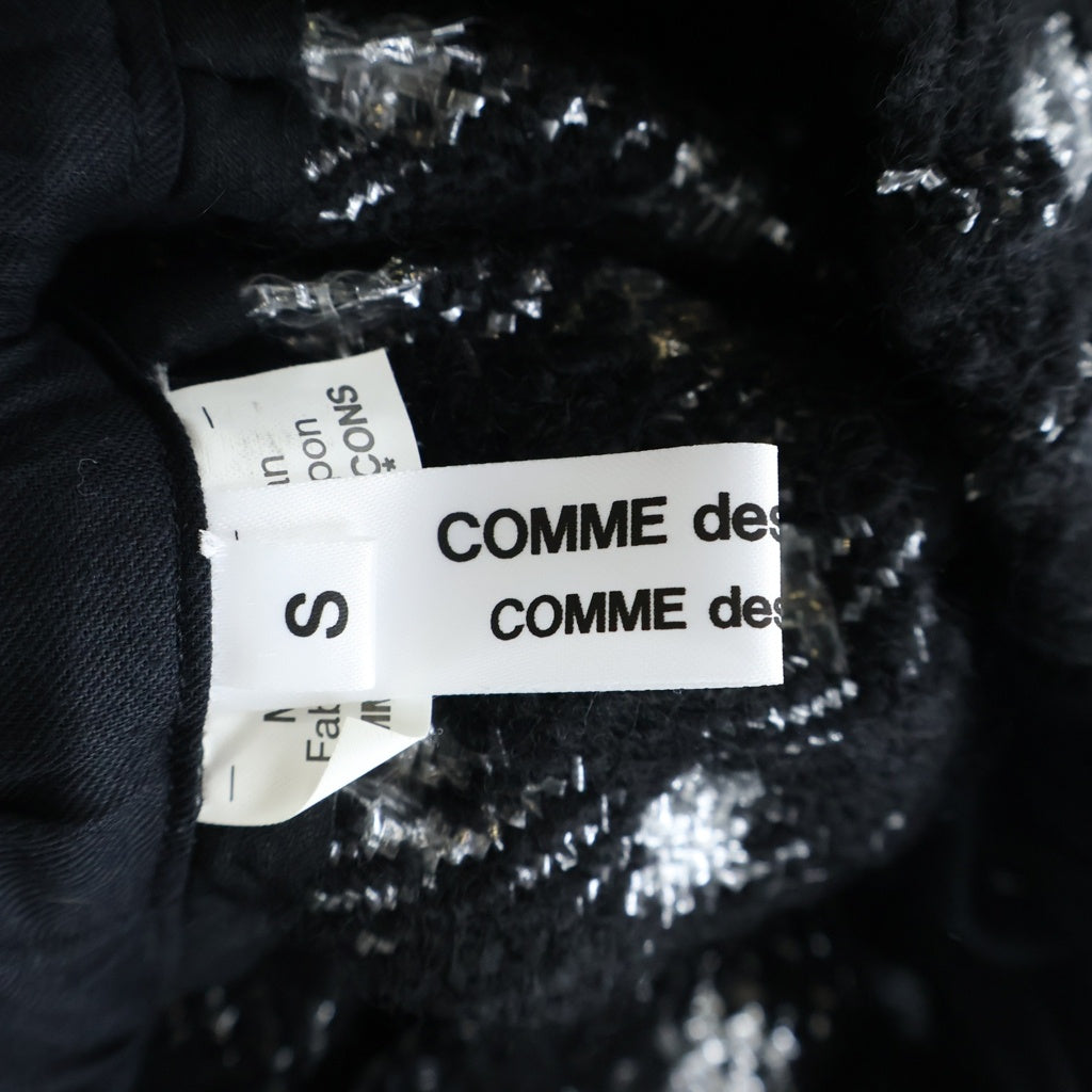 COMME des GARCONS COMME des GARCONS(コムデギャルソンコムデギャルソン) 20SS ブロックチェック ギャザースカート ブラック RF-S015 レディース
