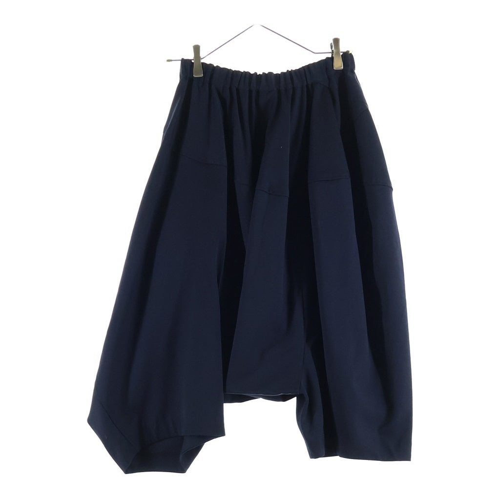 COMME des GARCONS COMME des GARCONS(コムデギャルソンコムデギャルソン) 22SS サルエル パンツ プリーツ 縮絨 ネイビー RI-P005 レディース