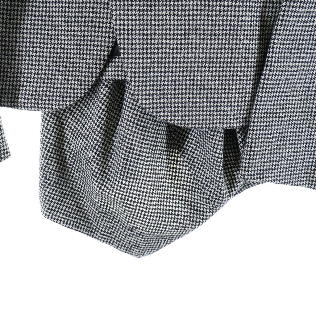 COMME des GARCONS COMME des GARCONS(コムデギャルソンコムデギャルソン) 20AW 千鳥格子 クラシック シングルテーラードジャケット/フレアスカート セットアップ グレー RF-J032 AD2020 レディース