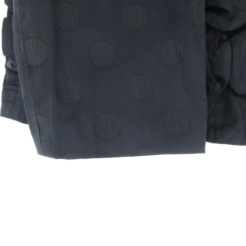 COMME des GARCONS COMME des GARCONS(コムデギャルソンコムデギャルソン) 20AW ノーカラー ドット リボン装飾 ジャケット ブラック RG-J022 レディース