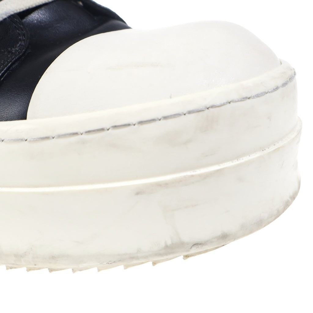 Rick Owens(リックオウエンス) MEGA BUMPER SNEAKS メガバンパー スニークス レザーハイカットスニーカー シューズ ブラック/ホワイト RU01F2859 LCO