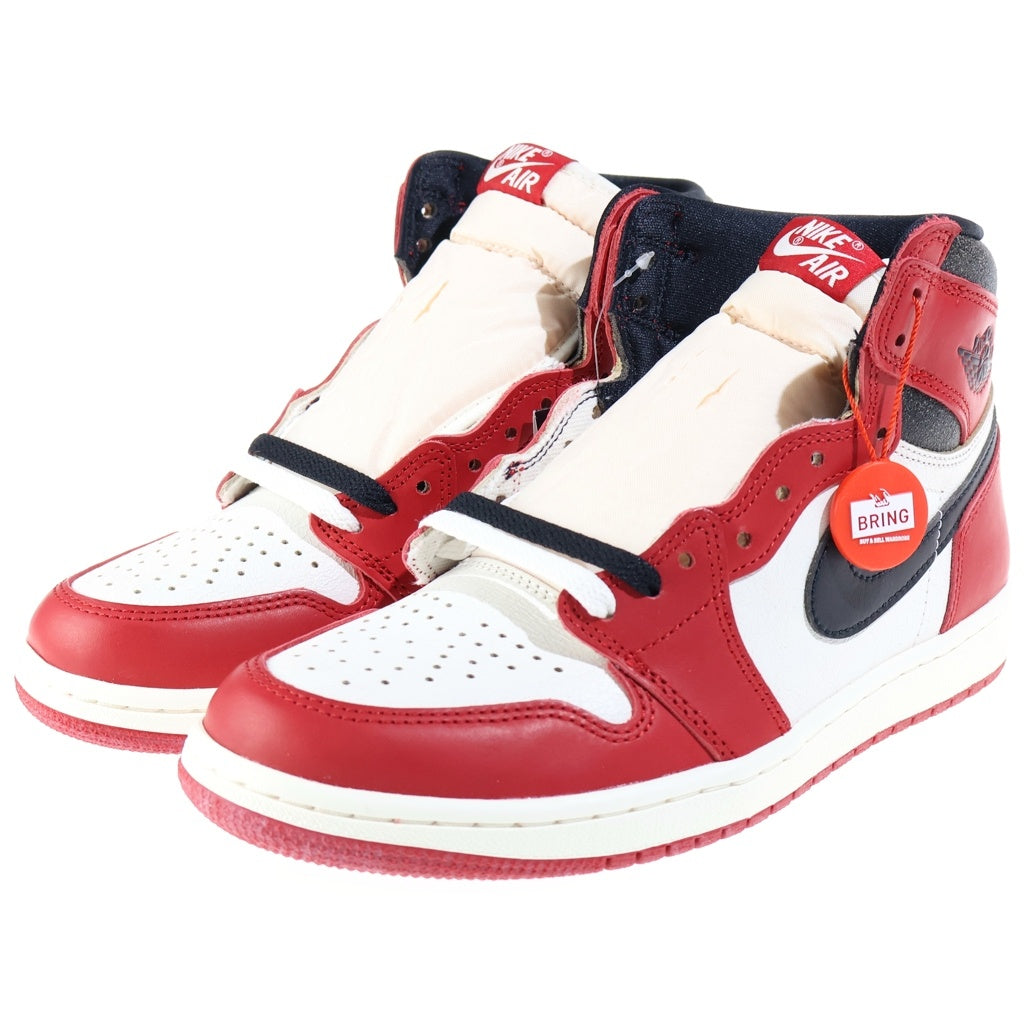 NIKE(ナイキ) AIR JORDAN 1 HIGH OG CHICAGO LOST & FOUND DZ5485-612 エアジョーダン1 ハイ ロスト アンド ファウンド ハイカットスニーカー レッド/ホワイト US8.5/26.5cm