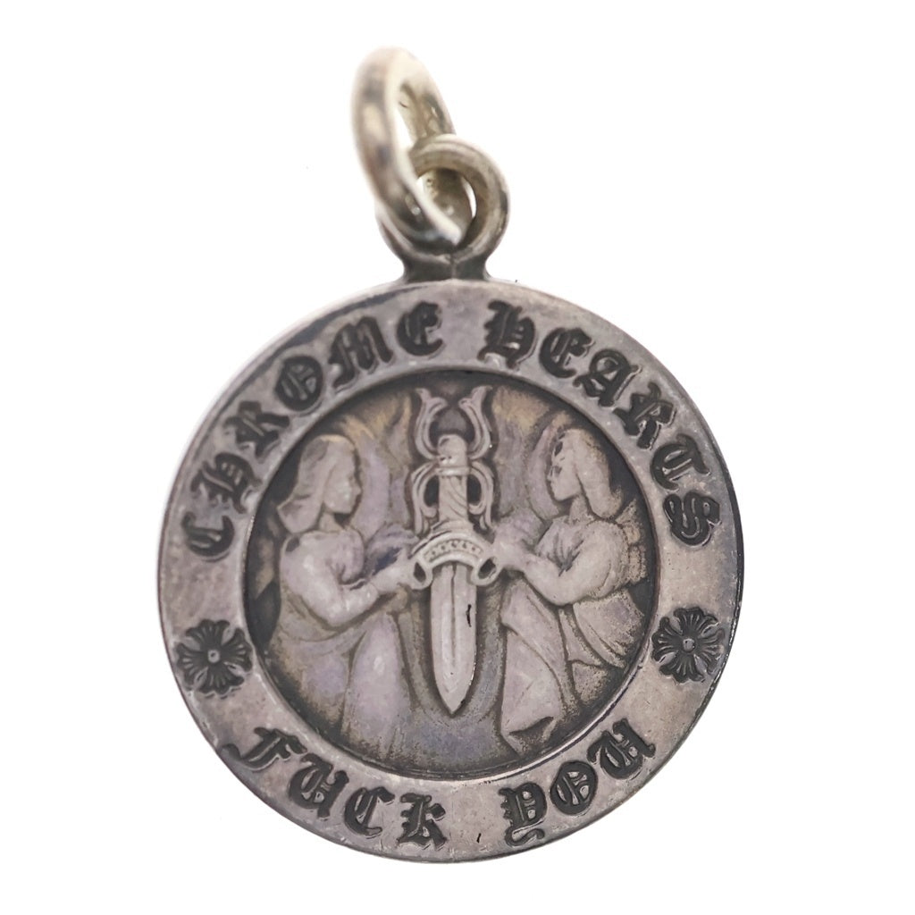 CHROME HEARTS(クロムハーツ) CHRM ANGL MDL V1 エンジェルメダルチャーム ペンダントトップ シルバーBCA229