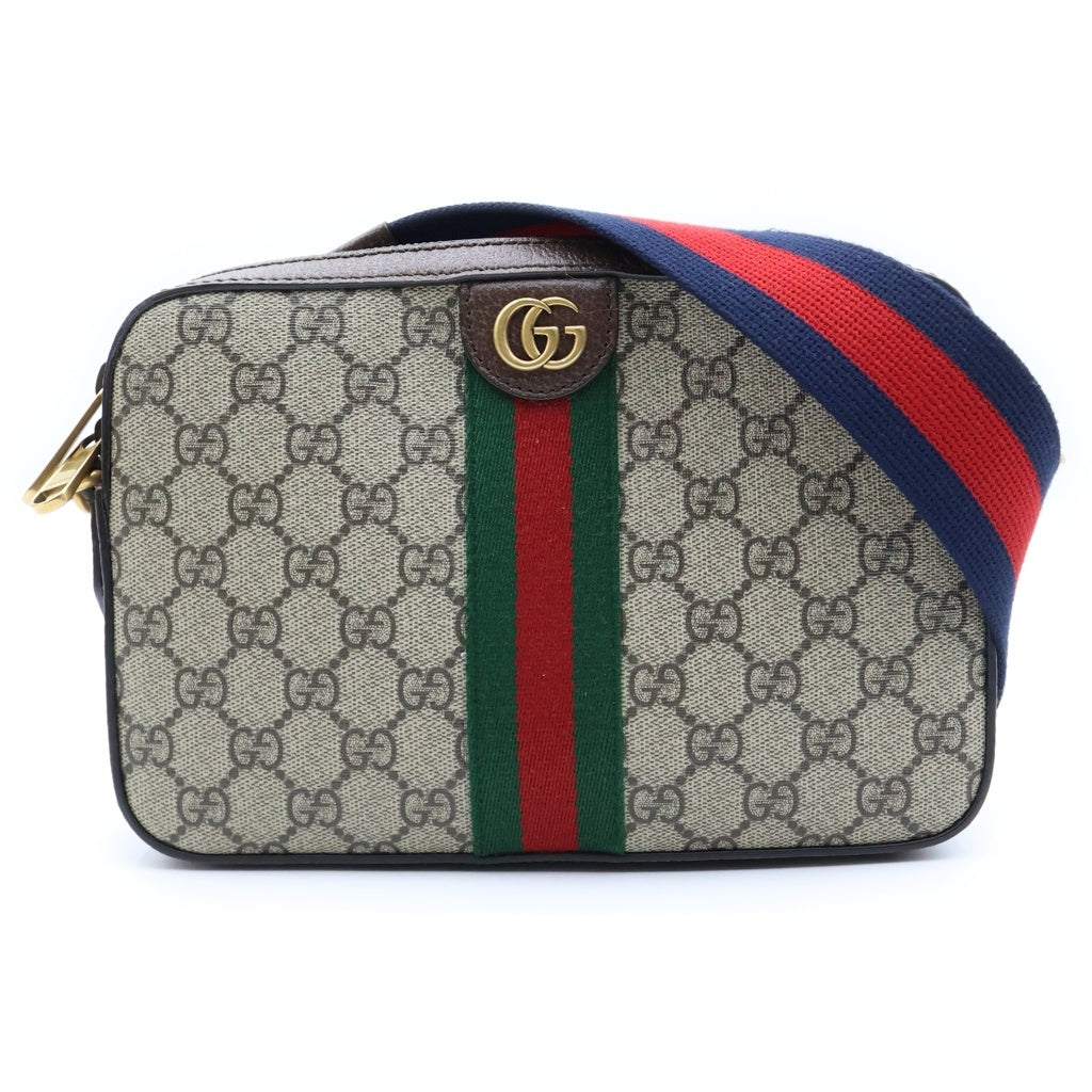 GUCCI(グッチ) オフディア GGスプリーム 2Way ショルダーバッグ ベージュ 699439