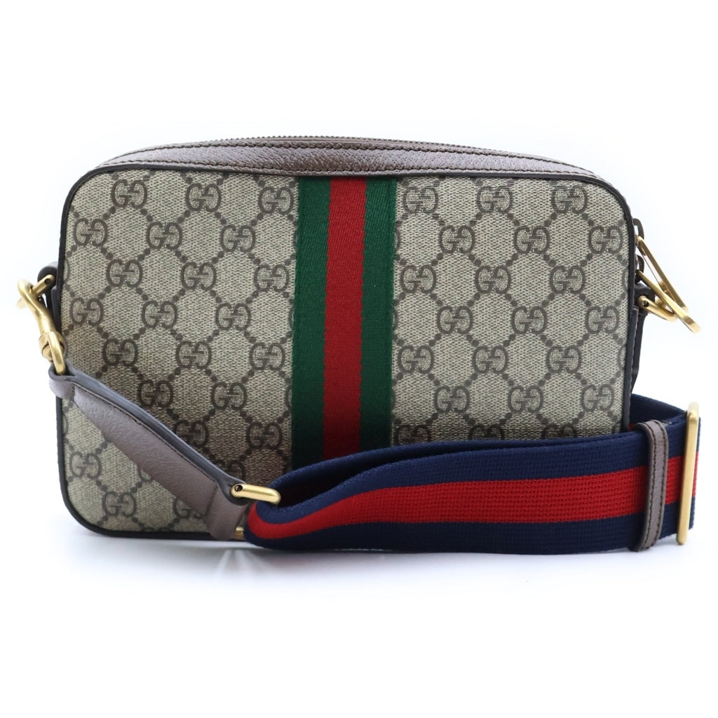 GUCCI(グッチ) オフディア GGスプリーム 2Way ショルダーバッグ ベージュ 699439