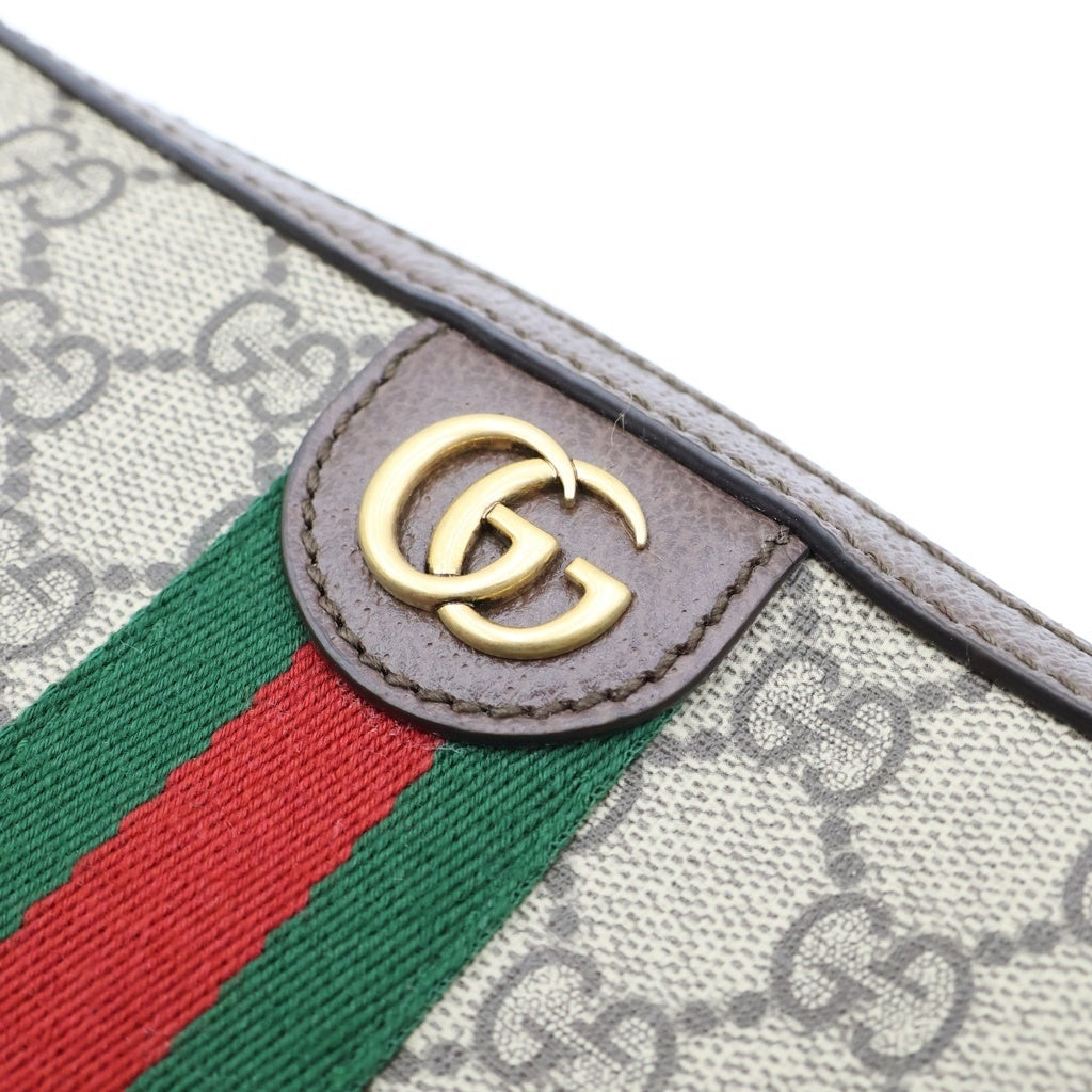 GUCCI(グッチ) オフディア GGスプリーム 2Way ショルダーバッグ ベージュ 699439