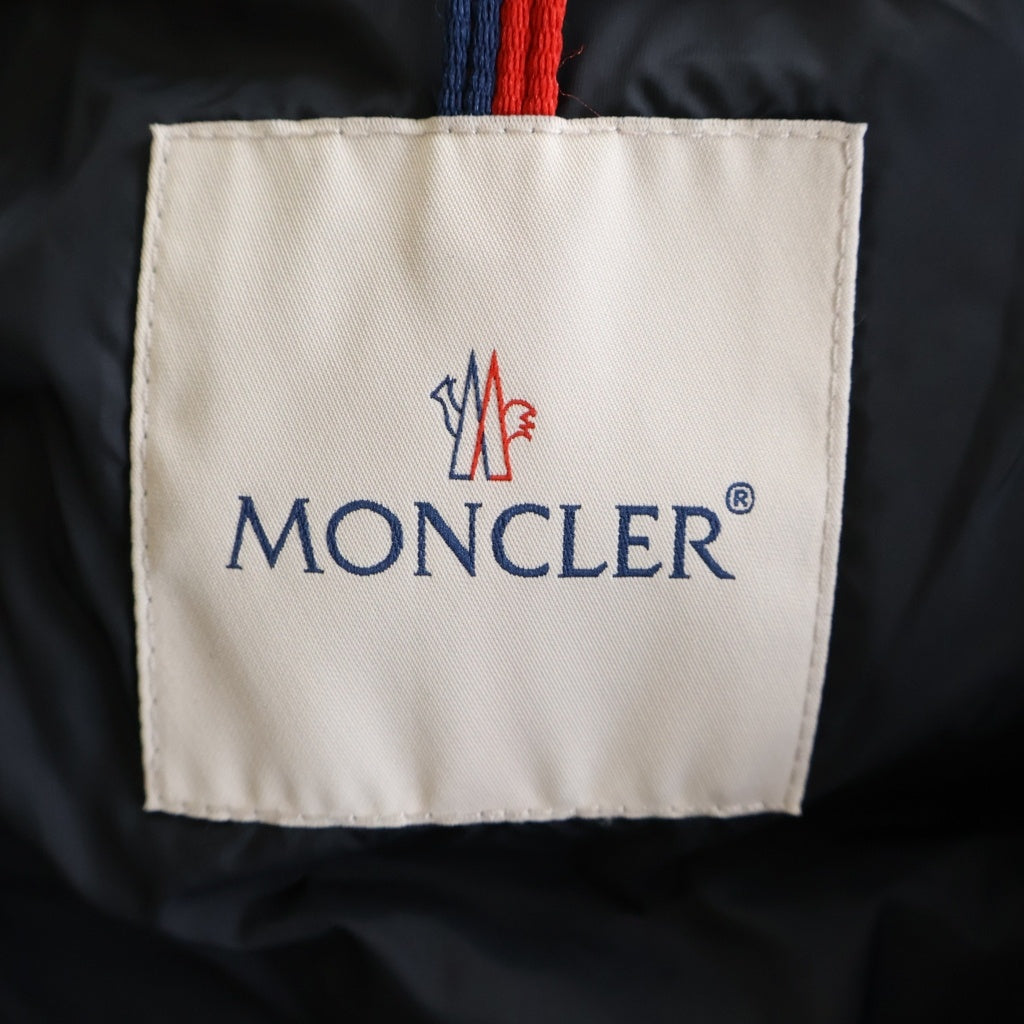 MONCLER(モンクレール) 19AW MONTGENEVRE GIUBBOTTO モンジュネーブル ジップアップ ウール ナイロン ダウンジャケット ブラック E20914033805 54272