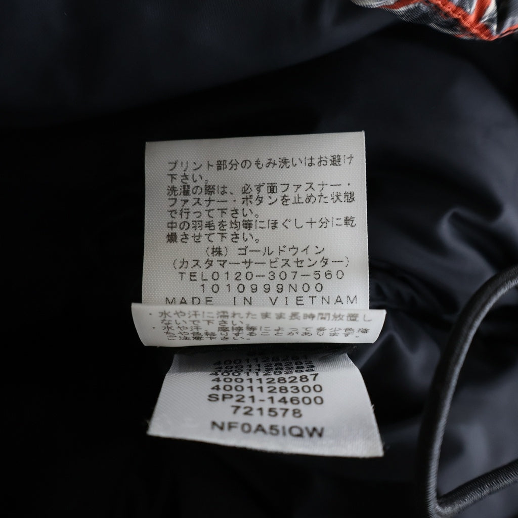 SUPREME(シュプリーム) 21SS ×THE NORTH FACE Studded Nuptse Jacket スタッズ ヌプシ ダウンジャケット レッド/ブラック ND42100I