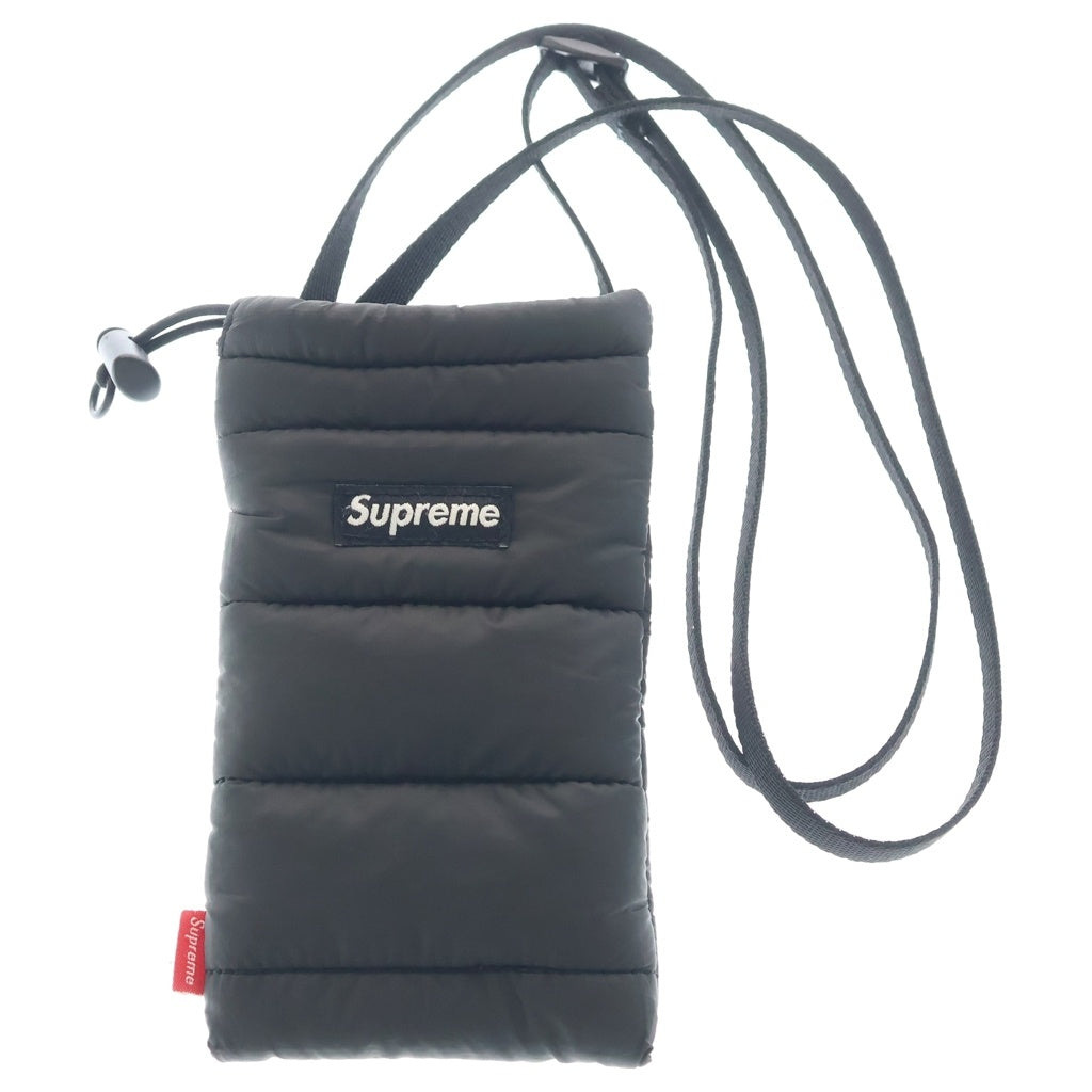 SUPREME(シュプリーム) 22AW Puffer Neck Pouch パファー ネック ポーチ ブラック