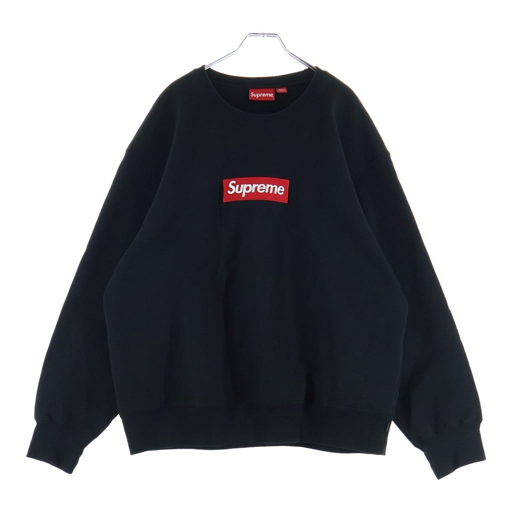 SUPREME(シュプリーム) 23AW Box Logo Crewneck ボックスロゴ クルーネックスウェットトレーナー ブラック